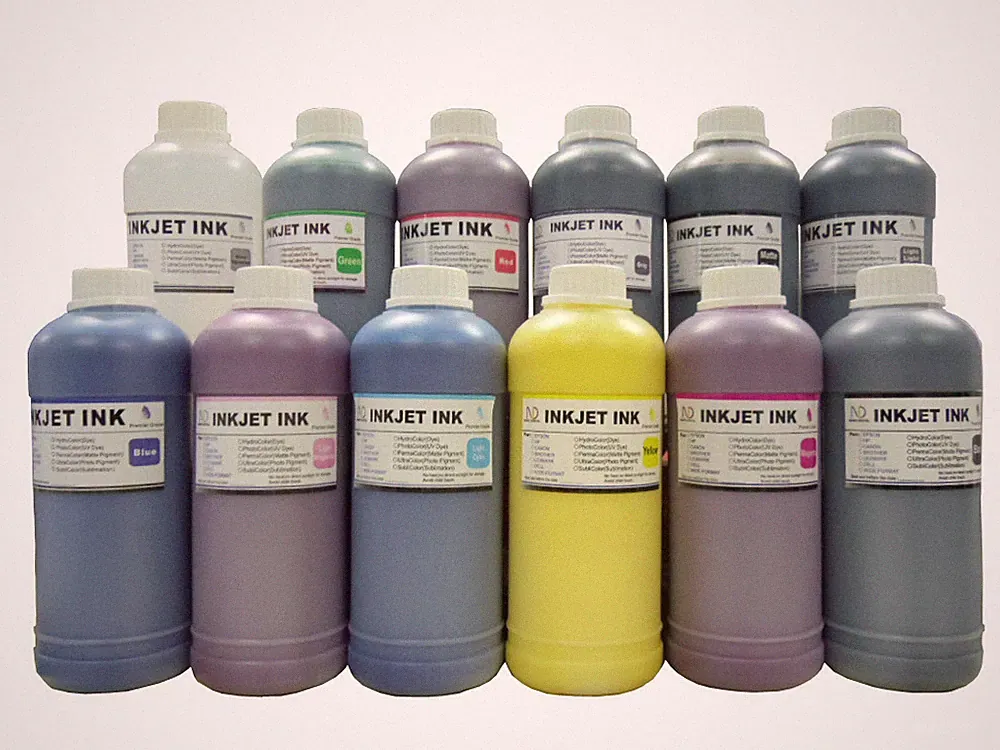 12x250ml ND® Pigment Refill Inks for HP 70 Designjet Z3200 Wide-format printer