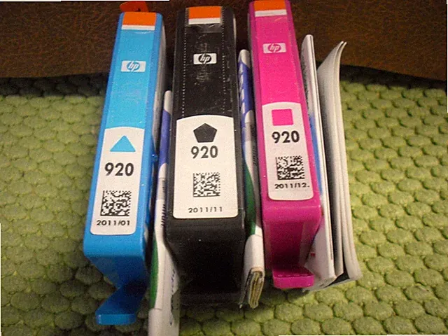3PK HP 920 OfficeJet 7000 7500A 6000 6500 Black Magenta Cyan
