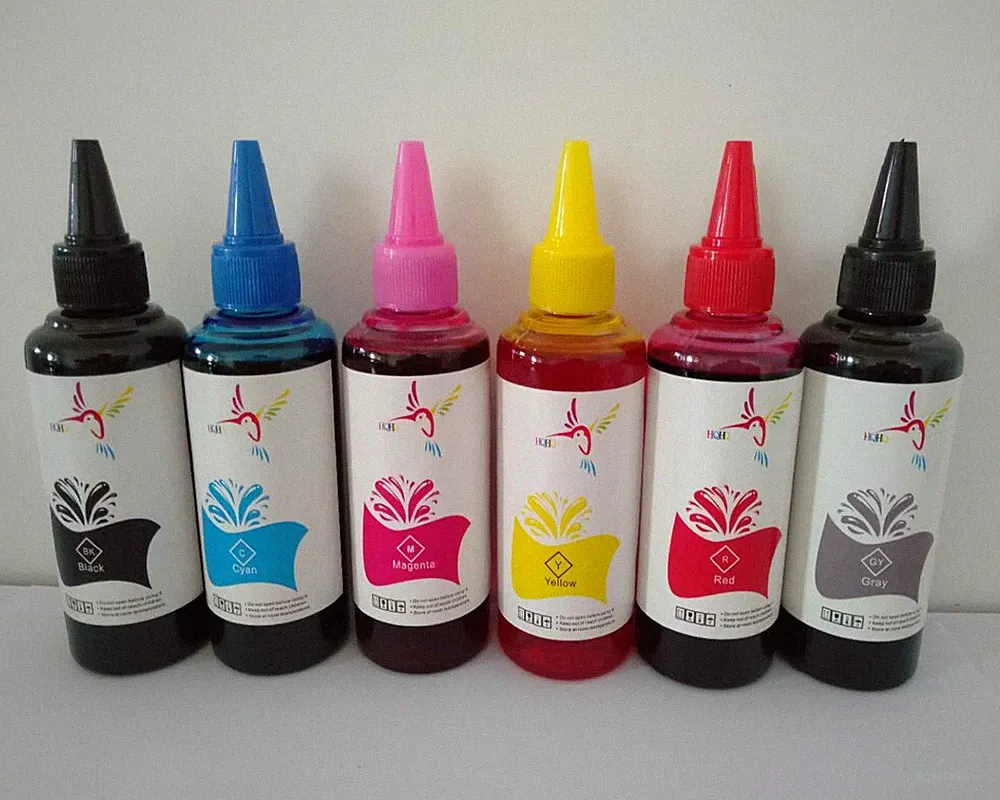 6 bottles/set Pigment Ink for Epson Expression Photo HD XP-15000 printer
