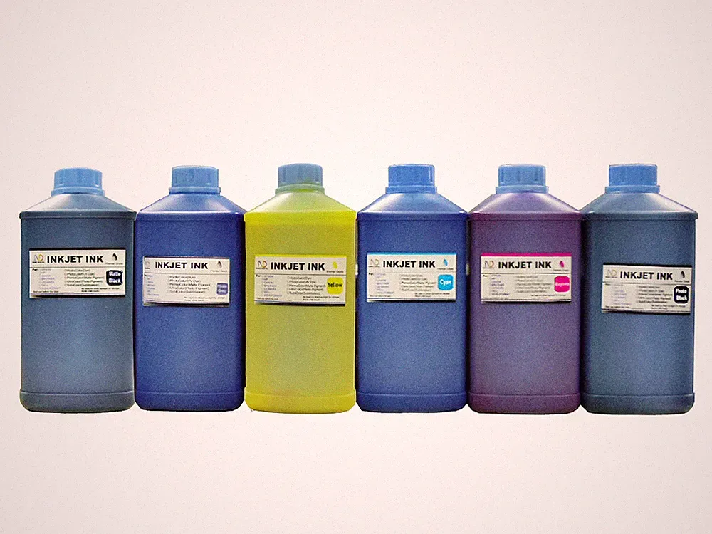 6 Liter ND® Pigment Ink for DesignJet Z5400 Wide-format Printer MK/C/M/Y/PK/LGY