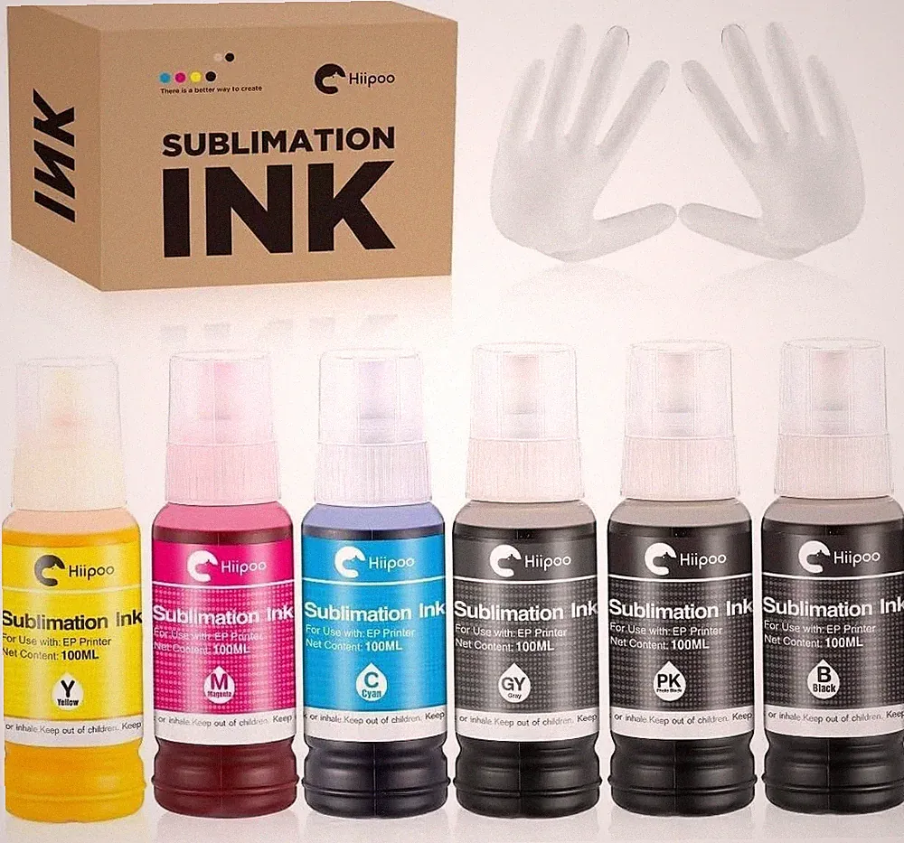 600ML Sublimation Ink for ET-8500 ET-8550 Wide-Format Supertank Printers