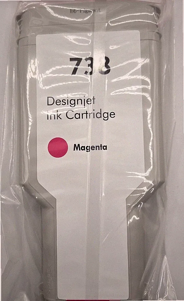 738 Magenta Ink Cartridge for DesignJet T850 & T950 Wide Format Printer