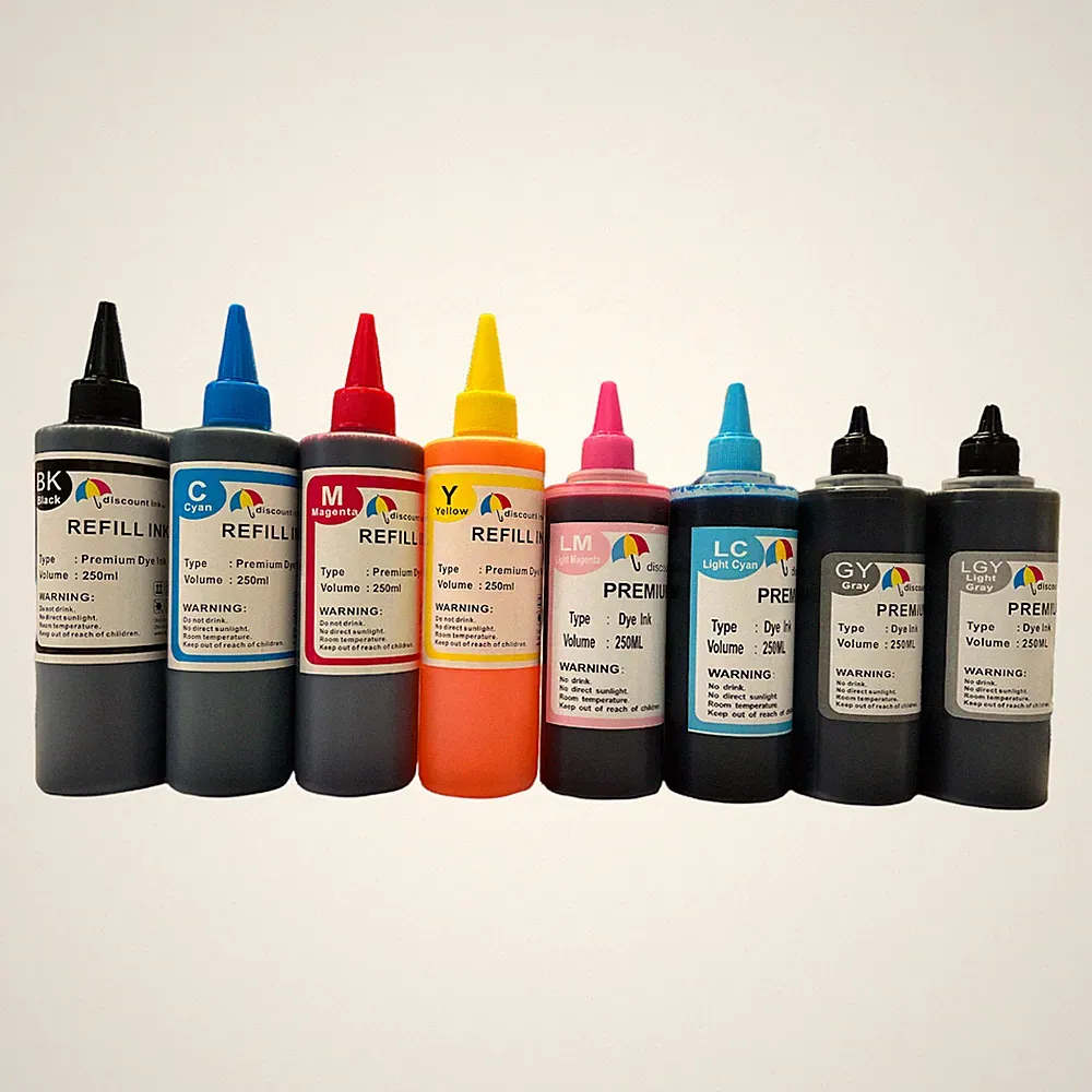 8x250ml refill ink for Canon PIXMA PRO-100 Wide-format printer CLI42 cartridges