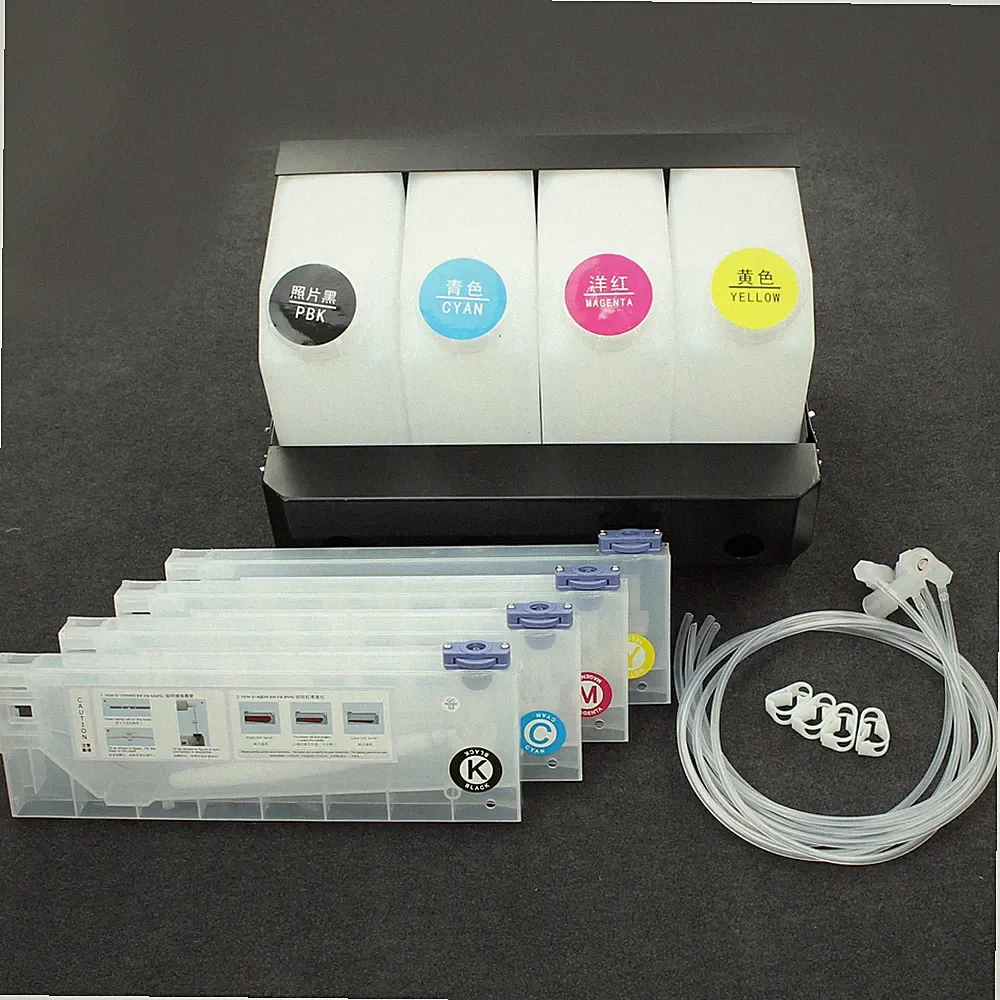 bulk ink system for Roland/Mimaki/Mutoh wide format printer(4tanks+4cartridges)
