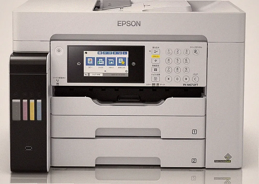 wide format printer with white ink