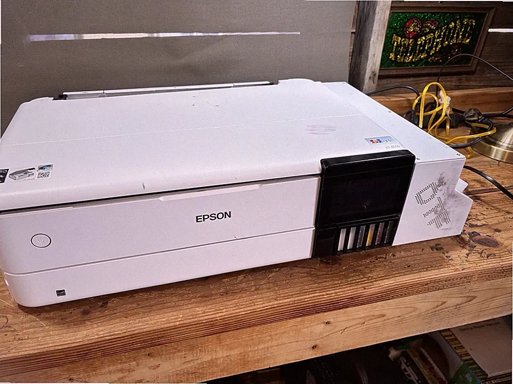 Epson EcoTank ET-8550 Wide Format Printer FOR PARTS / REPAIR *NO POWER*