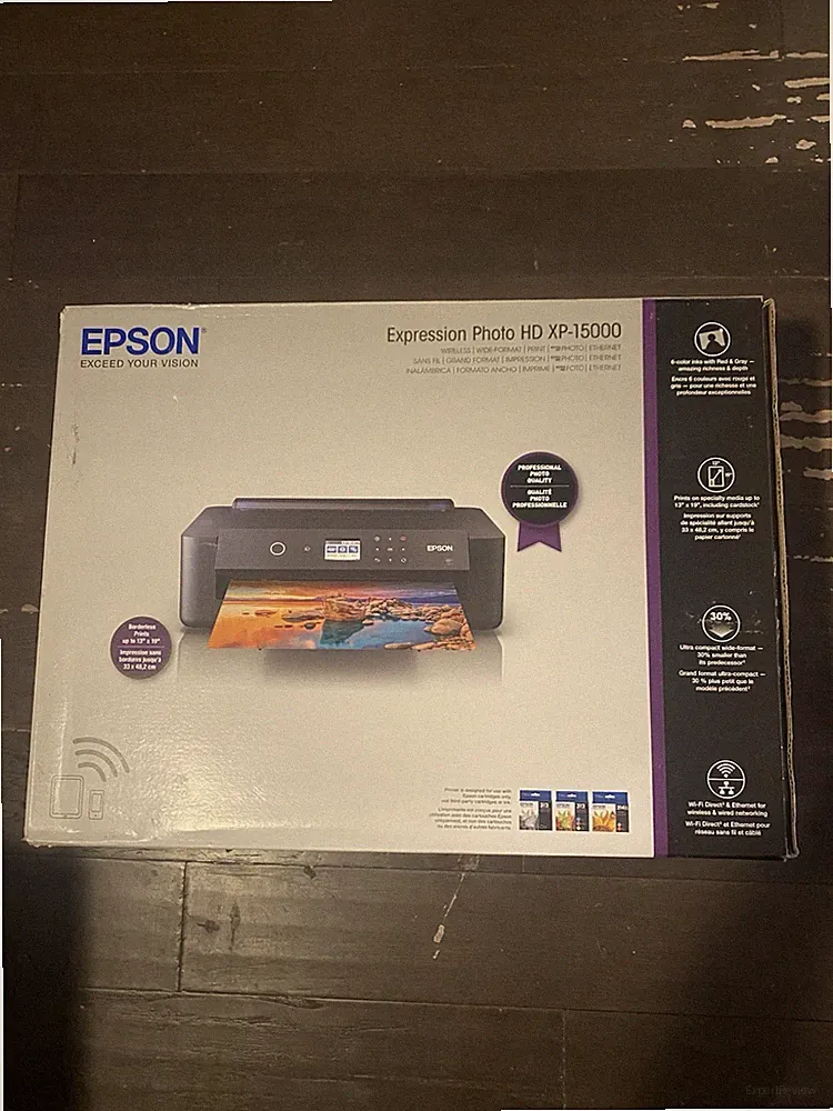 Epson Expression Photo XP-15000 Wireless Wide-Format Color Inkjet Printer