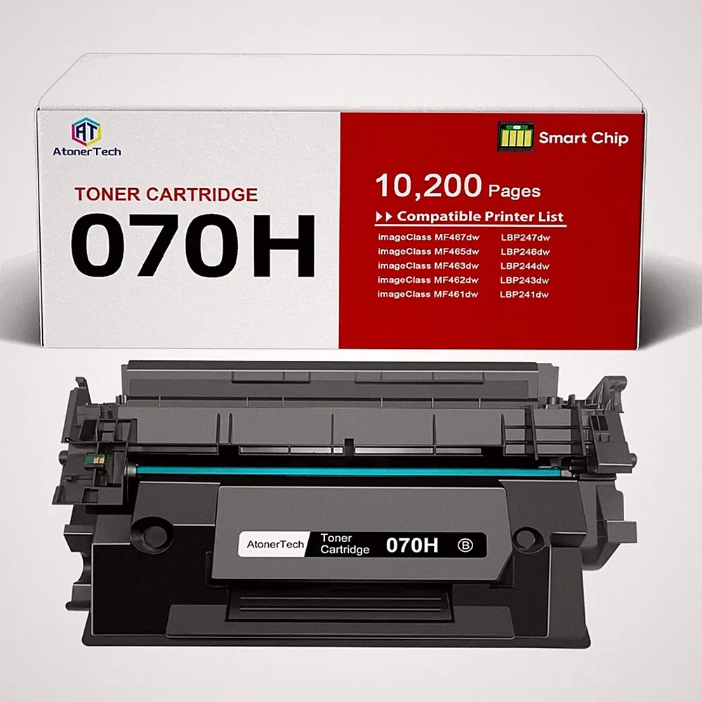 High Yield Black Toner Cartridge for Office Laser Printers 10200 Pages