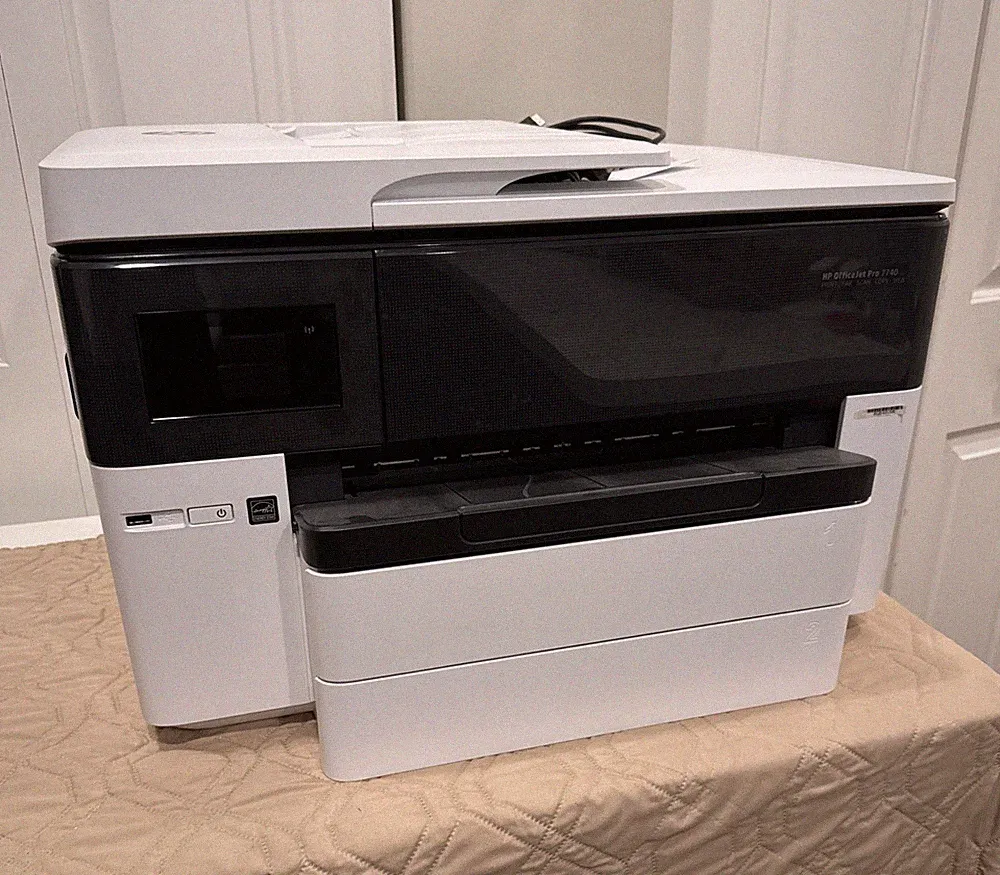 hp officejet pro 7740 wide format all-in-one printer ink