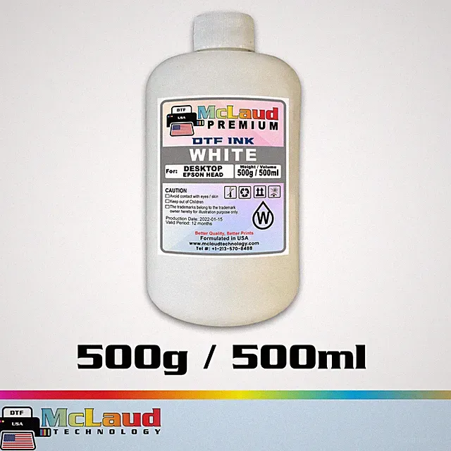 McLaud Premium DTF Ink, 500g / 500ml Formulated in USA