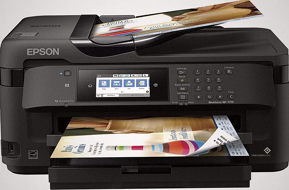 New Epson Workforce WF-7710 All-In-1 Wide Format 13x19 Inkjet Printer C11CG36201
