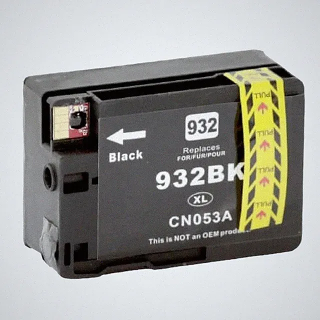 Sealed 6100 932XL Black Ink Cartridge 932BK CN053A OfficeJet Printers Refill